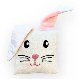 Bunny Hooked Pillow