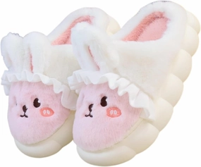 Bunny Slippers for Women Cute comfortable Animal Rabbit Slippers Plush Warm Winter Cotton slipper Indoor Home slippers