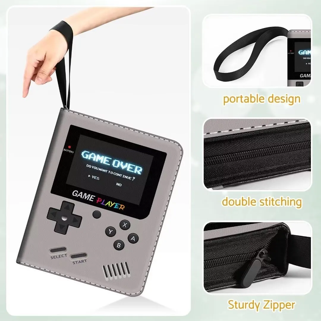 Card Binder Holder 480 Pockets with 60 Removable Sleeves, Portable Game/Sports Trading Cards Binder Album Collector Organizer Protectors with Zipper,Waterproof