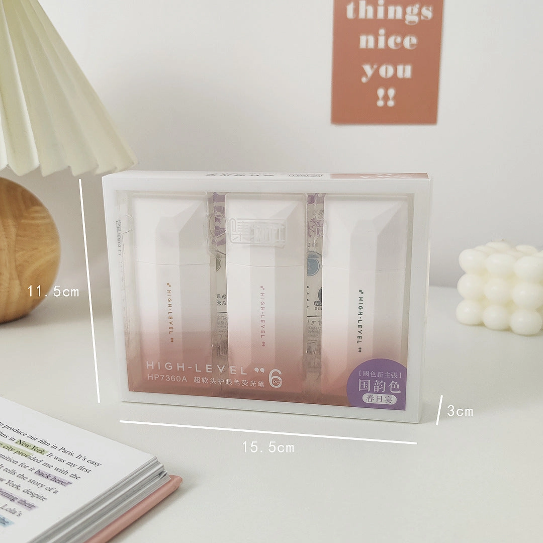 Card Six Color Highlighter Set