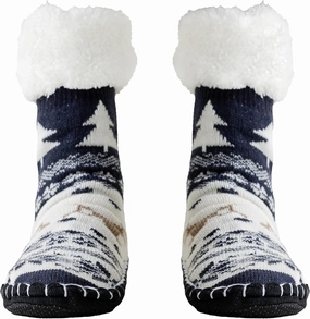 Caudblor Women Slipper Socks With Suede Non Slip Sole, Fuzzy Winter Warm Soft Slipper Socks With Grippers For Festival Presents, Floor Socks Indoor House