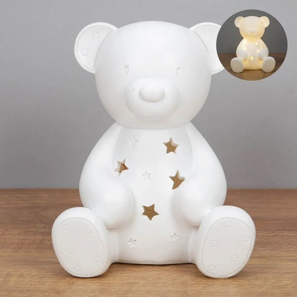 Ceramic Bear Night Light