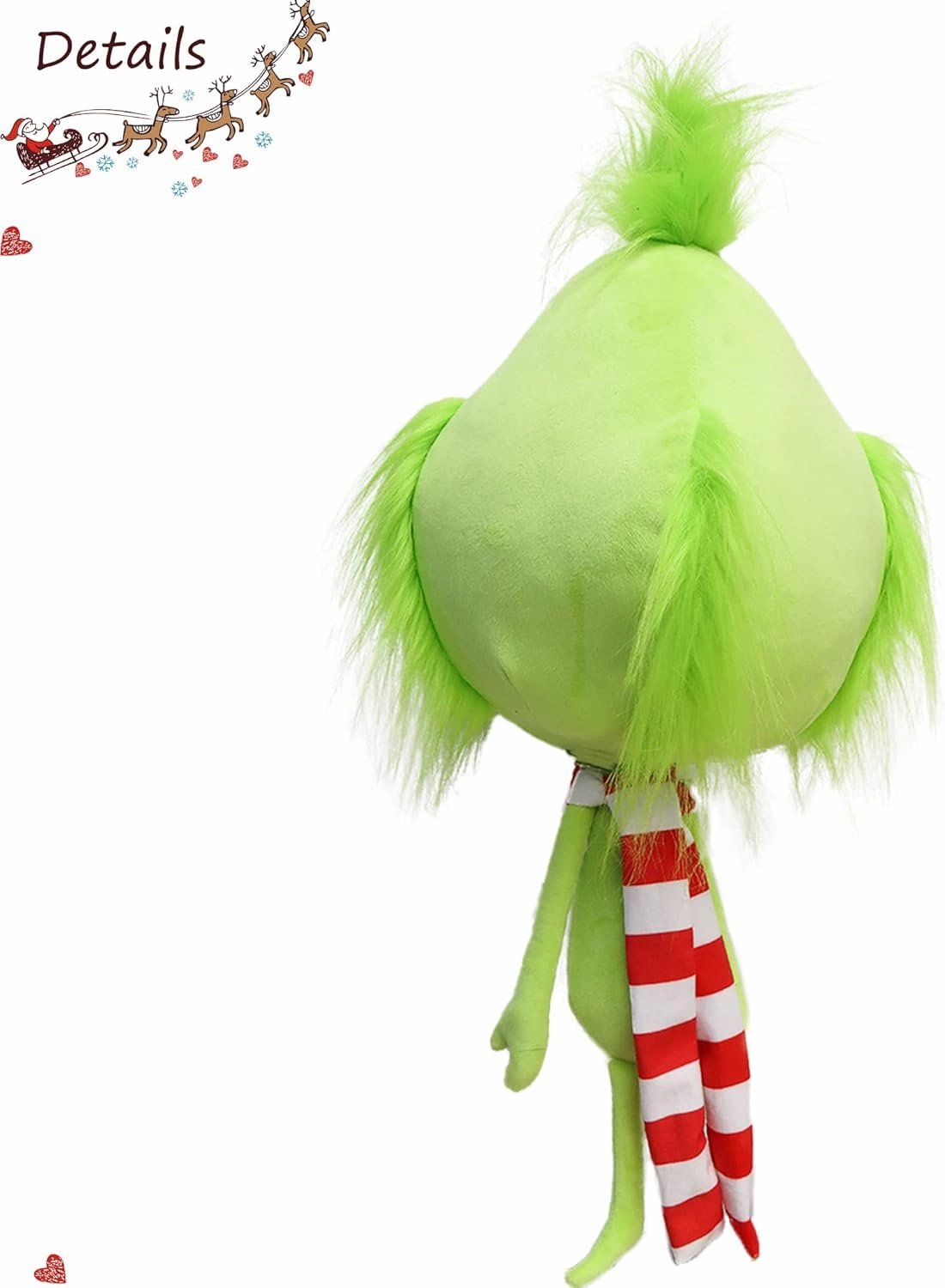 Christmas Green Monster Plush Toys, Dog Plush, Delightful Gift for Children, Christmas Decorations