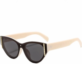Classic Luxury Big Frame Cat Eye Sunglasses Women Men Trendy Outdoors Street Photography Travel Sun Glasses Uv400