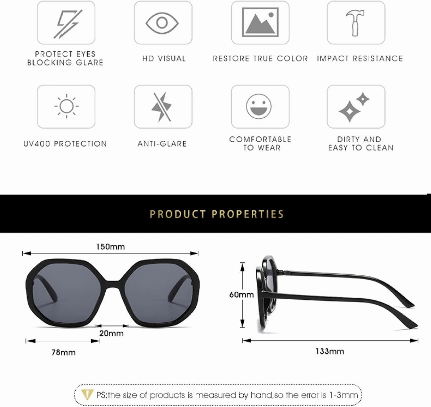 Classic Retro Oval Sunglasses Women Men Fashion Trending Polygon Sun Glasses Luxury Travel Shades Uv400