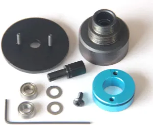 Clutch Assembly Kit with Double-V Groove Belt Pulley for ST-NF2 Engine Models Kit L2 Engine Building Kit, Physical Science Education Toy Gift for Adults