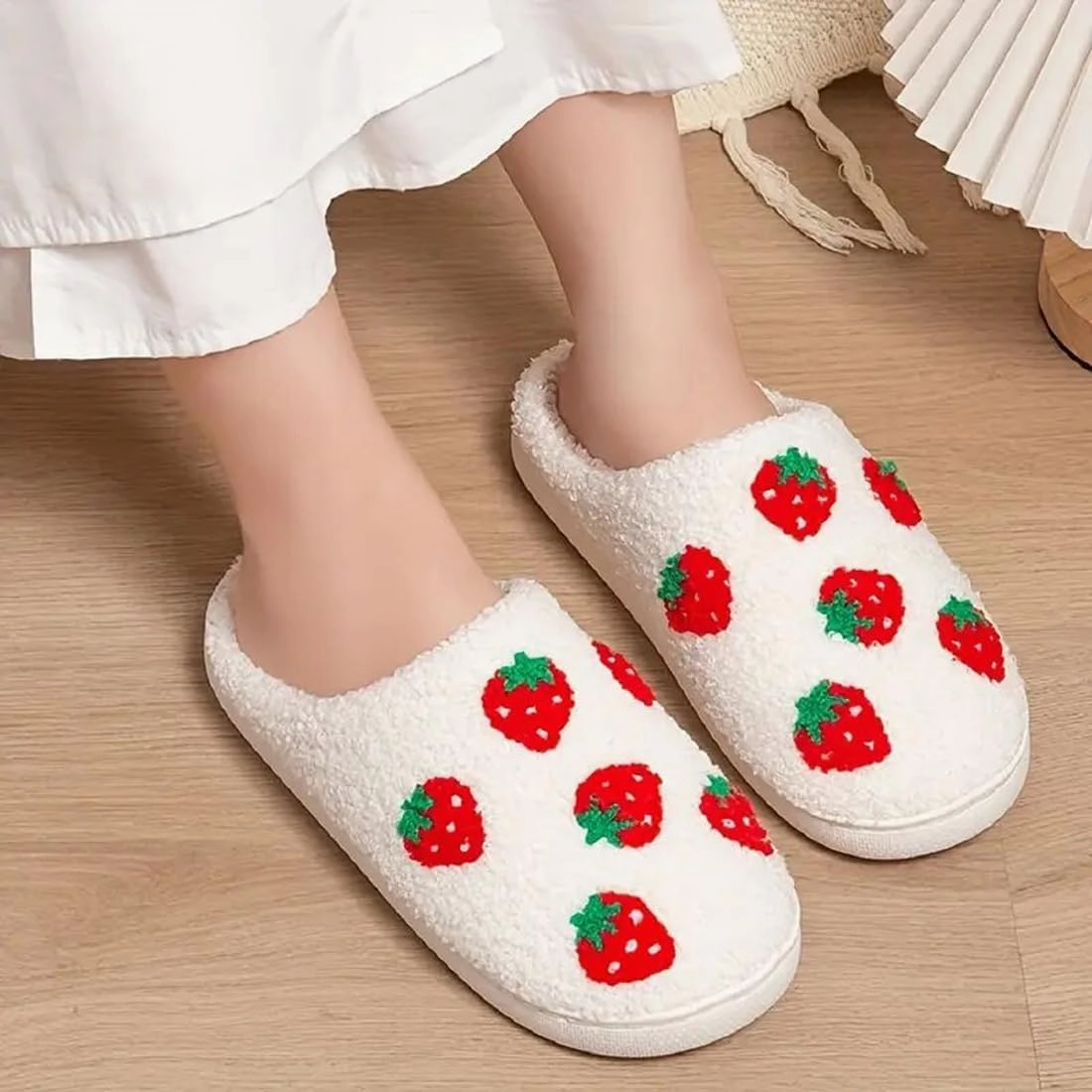 Cowboy Boot And Cowgirl Hat Slippers For Women Men Cute Strawberry Slippers Cozy Couple Indoor Outdoor House Slippers