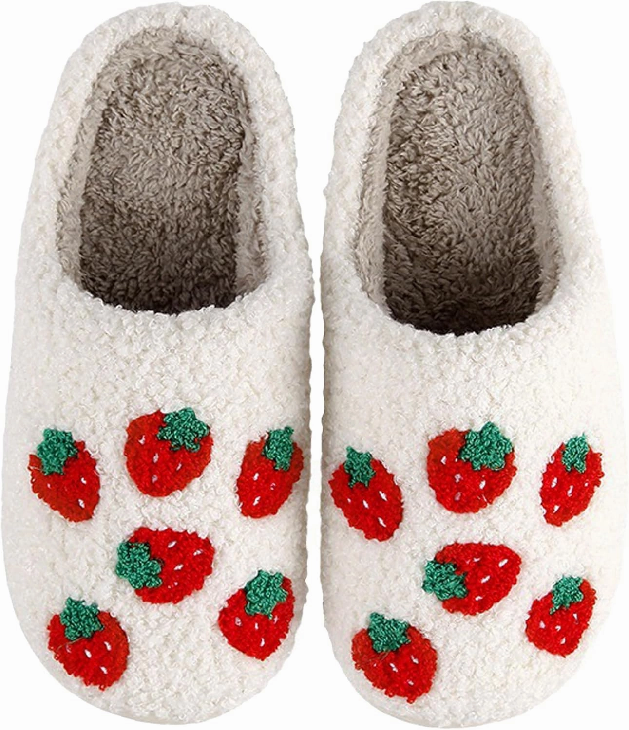 Cowboy Boot And Cowgirl Hat Slippers For Women Men Cute Strawberry Slippers Cozy Couple Indoor Outdoor House Slippers