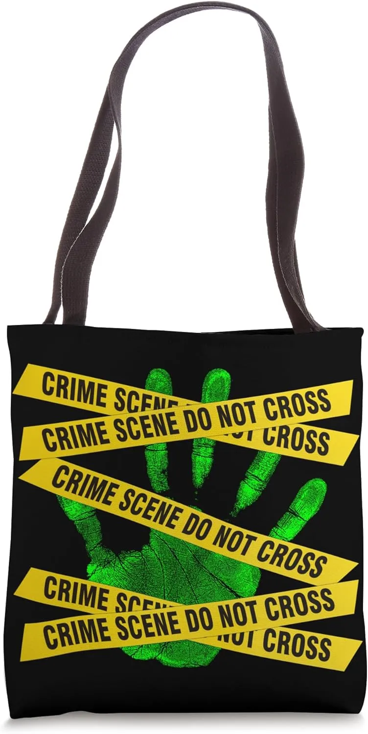 CSI - Crime Scene Investigation, Forensic Science, Police Tote Bag