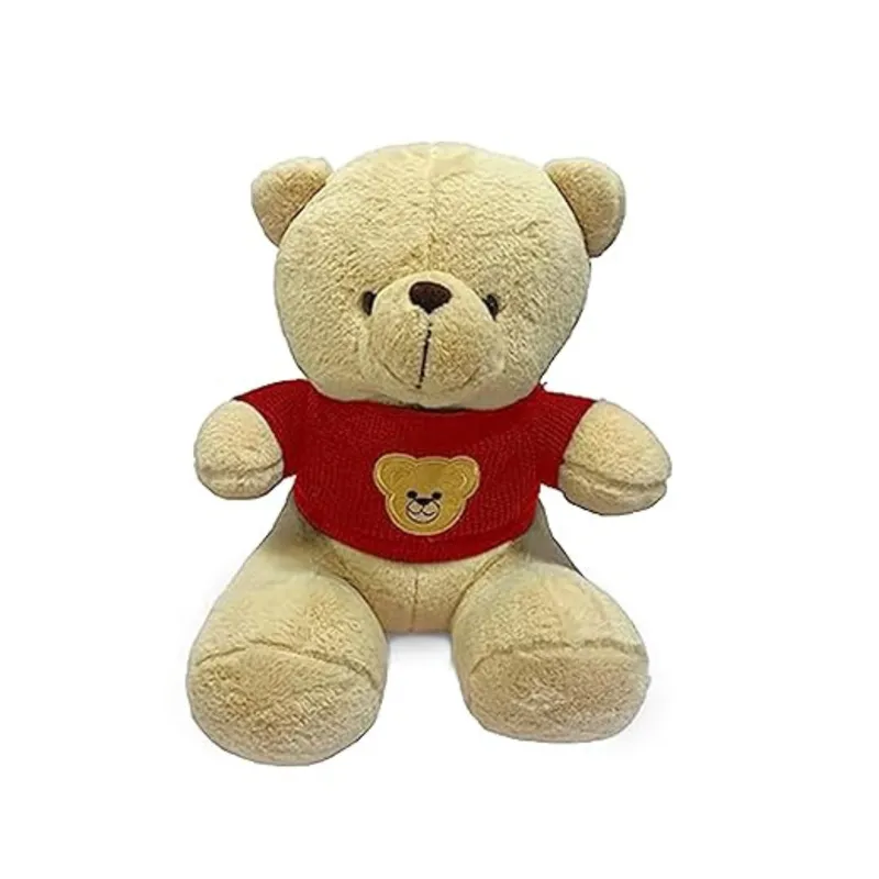Cuddly Teddy Bear Stuffed Animal Soft Toy for Your Little One’s (Red)- Length 25 CM