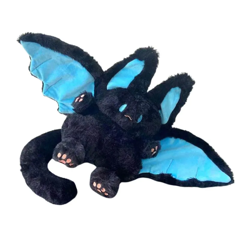 Cute Black Bat Bunny Plush Toy