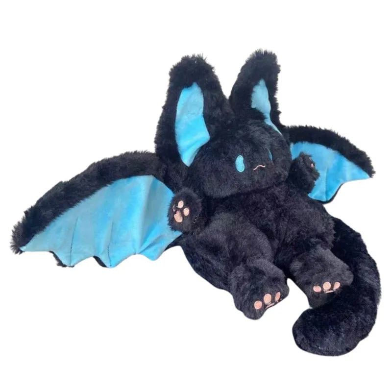 Cute Black Bat Bunny Plush Toy