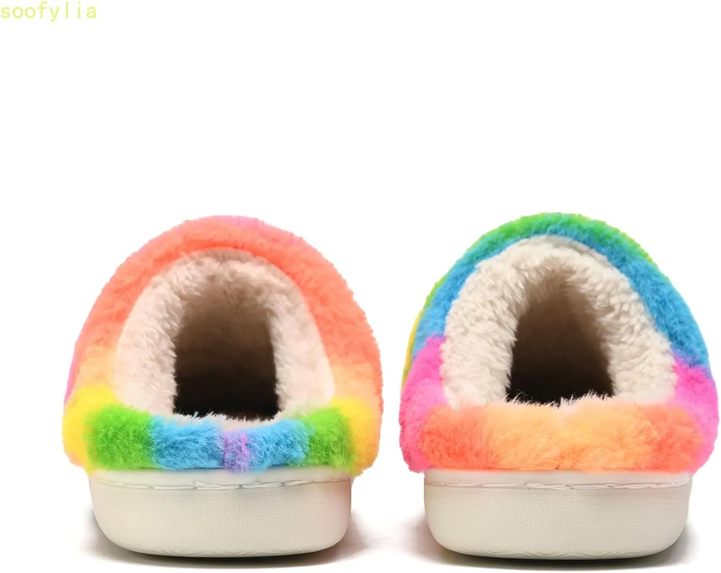 Cute Smile Face Kids' Plush Happy Face Slippers - Non-Slip, Warm, Indoor/Outdoor