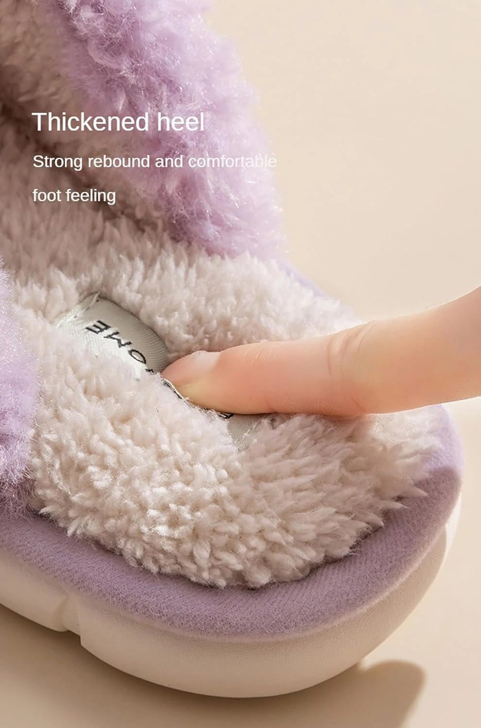 Cute Furry Slippers - Women's Winter & Autumn Couple Slippers with PVC Soles, Plush Uppers. Keep Feet Warm & Cozy!