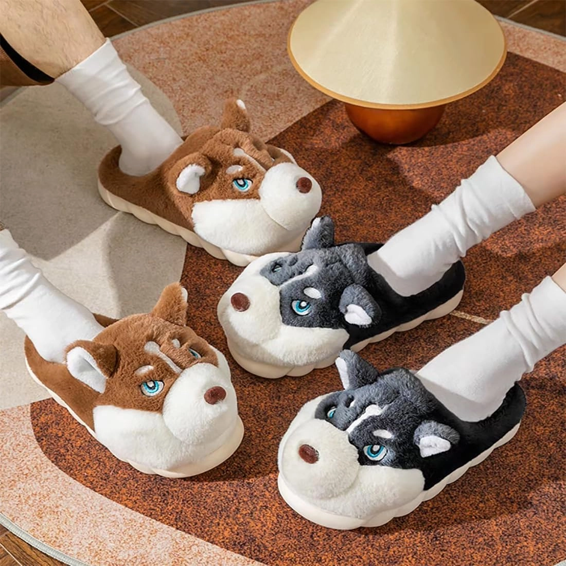 Cute Panda Slippers Cartoon Slippers Animal Slippers Winter Home Slippers