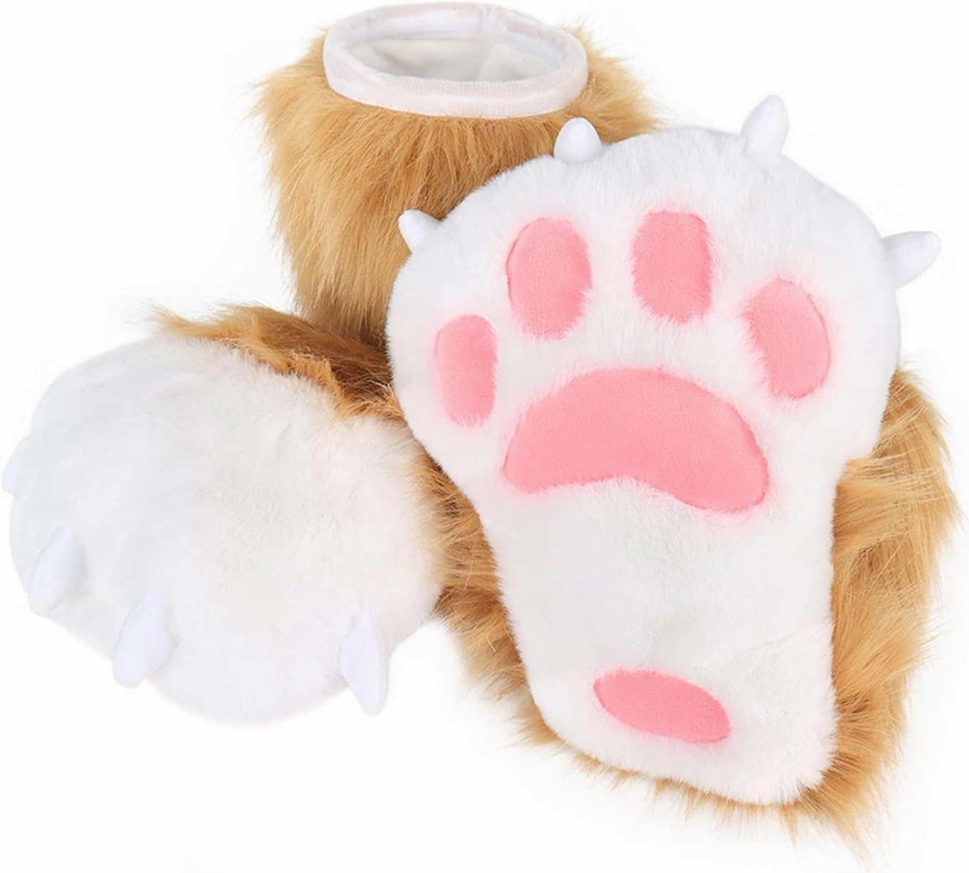 Cute Plush Animal Bear Fursuit Feet Paw Slippers Claw House Shoes Funny Costume Accessories
