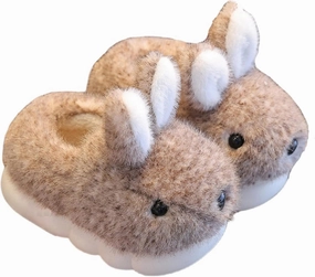 Cute Women's Rabbit Slippers - Warm & Plush, Cartoon Design, Perfect for Winter & Indoor/Outdoor Use