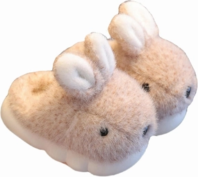 Cute Women's Rabbit Slippers - Warm & Plush, Cartoon Design, Perfect for Winter & Indoor/Outdoor Use