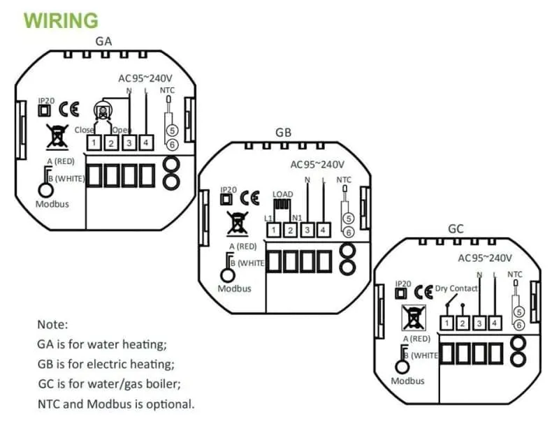 Digital Wifi Smart Thermostat