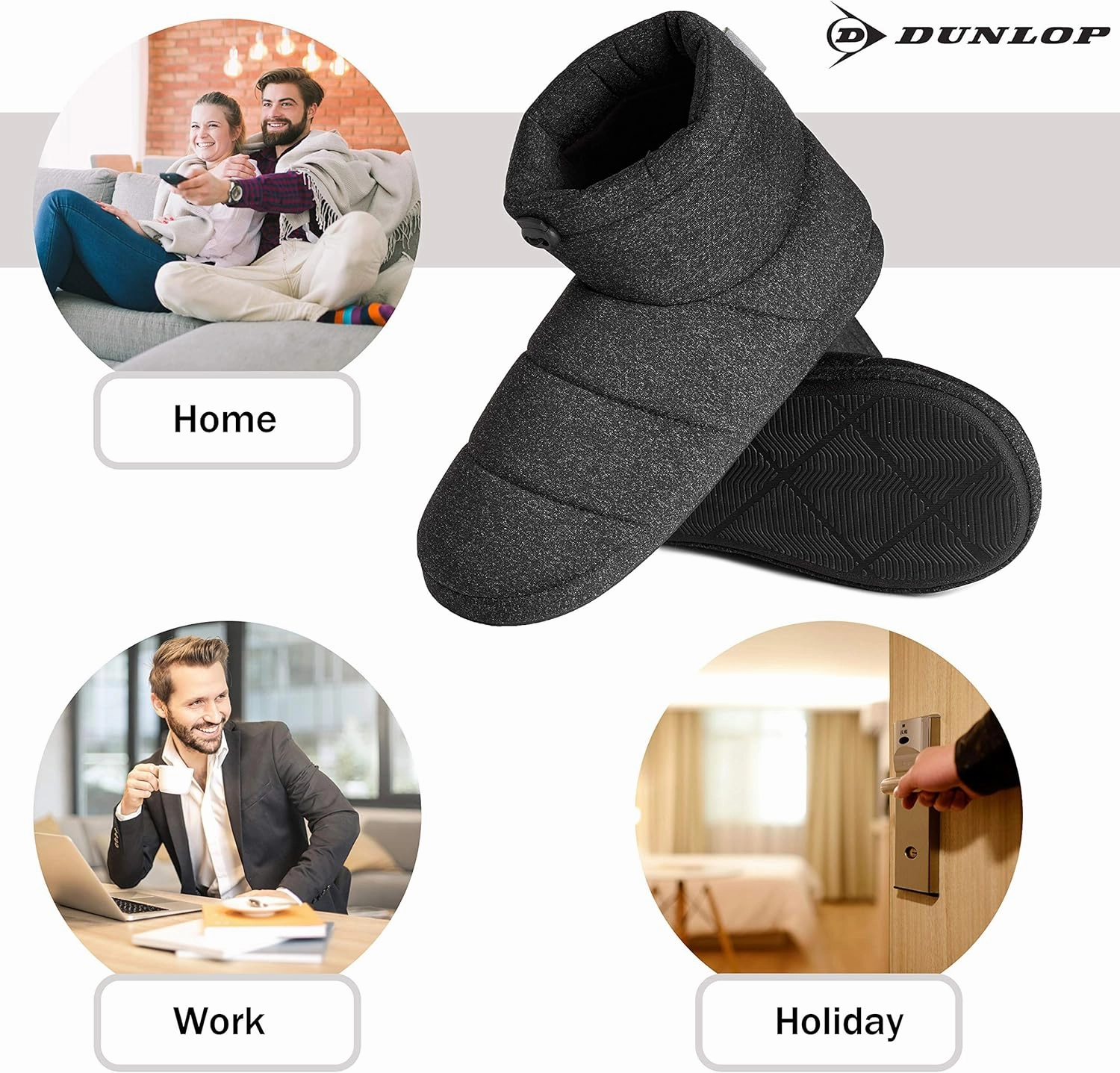 Dunlop Bootie Slippers for Men