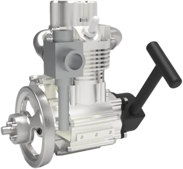 Engine Kit for Adults, Inline Air-Cooled Engine Model Kit That Runs, Engine Motor Model Educational Physics Experiment STEM Model - RTR