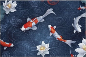 Fish Swimming Jigsaw Puzzles 1000 Pieces for Adults, Puzzle Educational Entertainment Game Interesting Toys for Family Teens