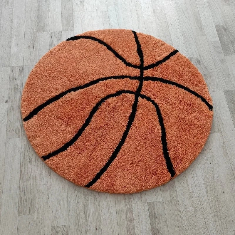 Fluffy Basketball Rug