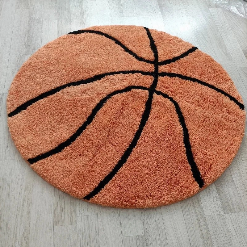 Fluffy Basketball Rug