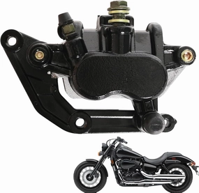 Front Brake Caliper Fit for Honda Magna 750 VF750C/CD 1994-2003 for Shadow ACE 750 VT750C/CD 1998-2003 for Shadow Spirit 750 VT750DC 2001-2007 OE: 45150-MAH-315 45150-MZ8-305 45150-MEG-006
