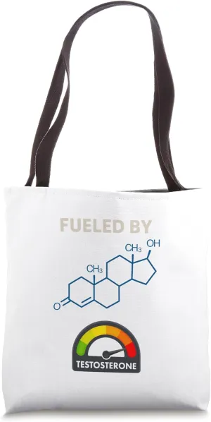 Fueled by Testosterone Hormone Chemistry Muscle Gym Tote Bag