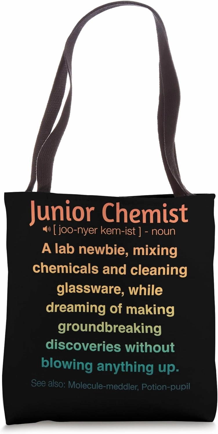 Funny Junior Chemist Tote Bag