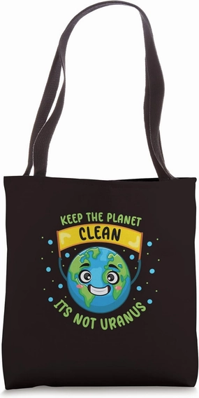 Funny Science Astronomy Space Earth Climate Change Tote Bag