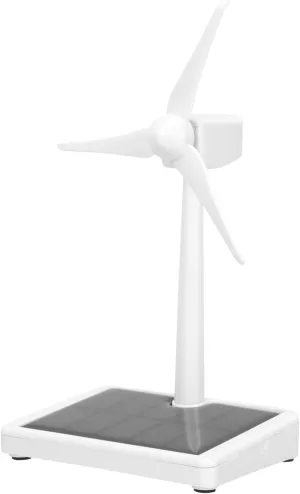 GALPADA DIY Solar Windmill Science Assembled Desktop Model for Portable Educational Tool to Learn Solar Power and Energy Concepts Compact Design for
