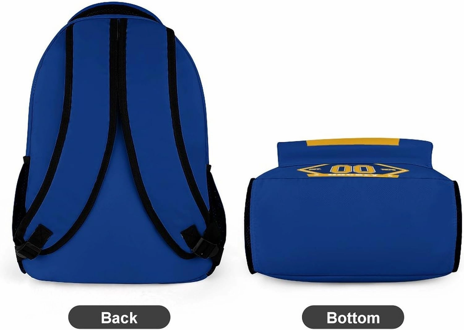 Generic Custom Backpack High Capacity Bag Hockey Fans Gifts for Teenager Men Women, Add Name & Number, Buf04-s