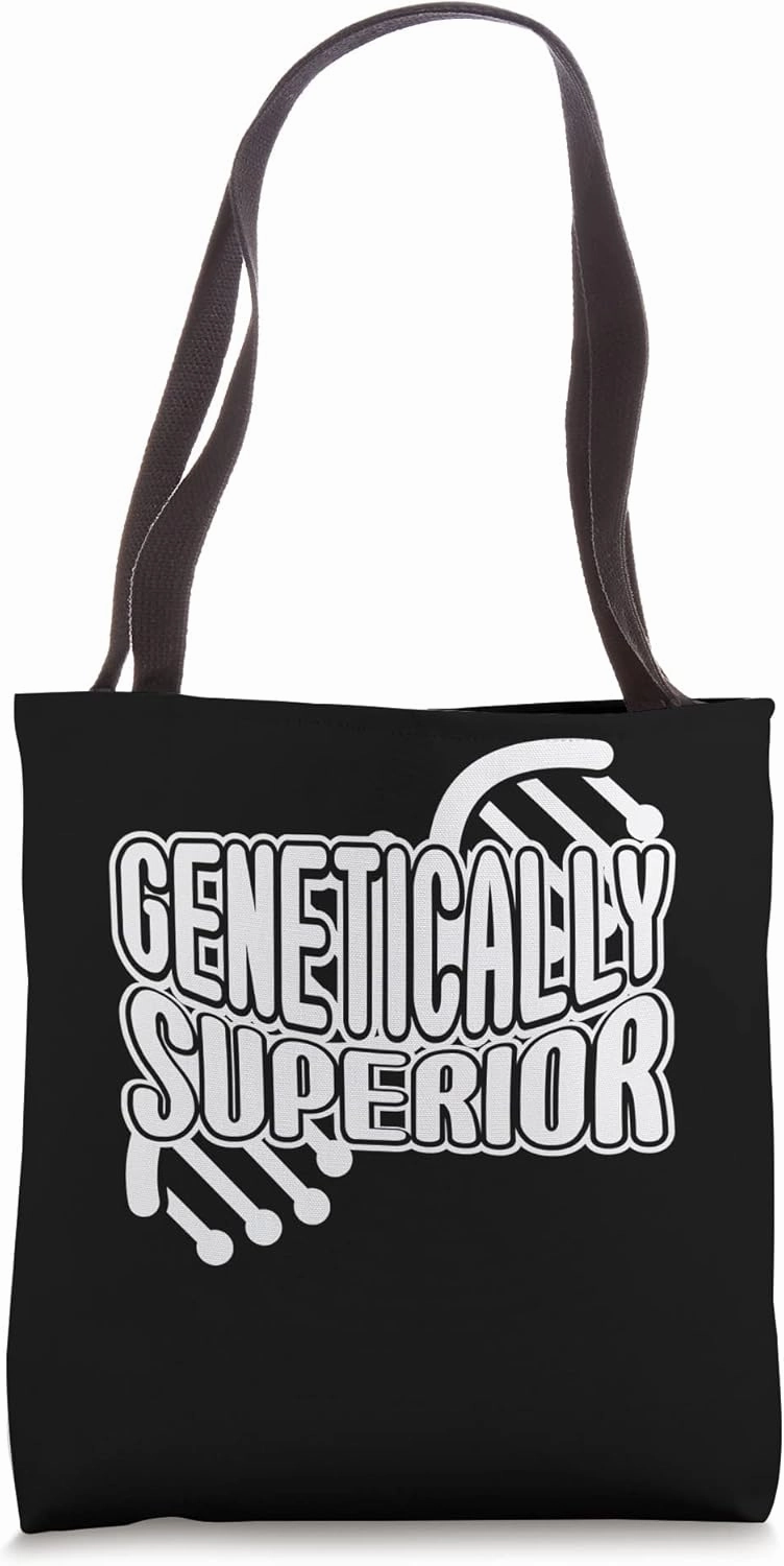 Genetically Superior Genealogy Humor Genealogists Tote Bag