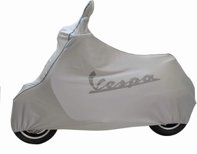 Genuine Vespa Indoor Scooter Cover 605420M - OEM Dust Protection for GTS, GTS Super, GTV, GT200, GT60 Models - Gray