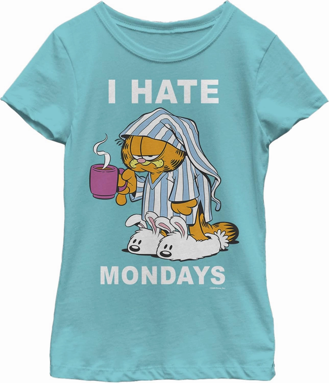 Girl's Garfield I Hate Mondays T-Shirt