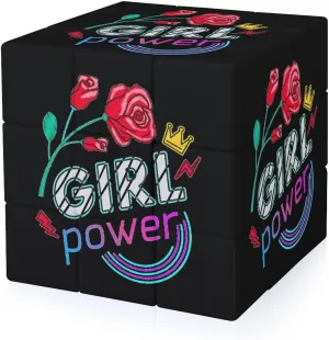 Girls Power Rose Adults 3x3x3 Color-Matching Smooth Fully Printed Cube Gift