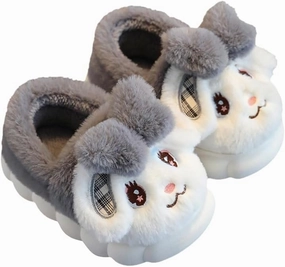 Girls Bunny Slippers for Little Kids Toddler Cute Rabbit House Slippers Plush Warm Home Shoes