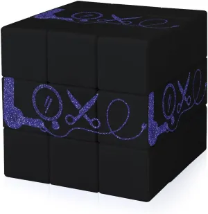 Hair Stylist Love Dryer Adults 3x3x3 Color-Matching Smooth Fully Printed Cube Gift