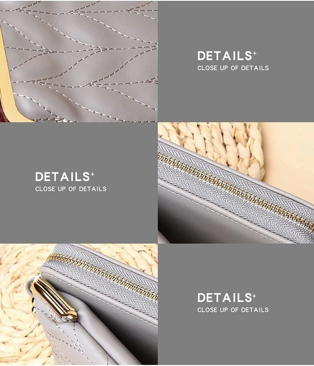 Hanbella Crossbody Phone Bag for Women, Small Shoulder Bag Cell Phone Wallet Purses and Handbags with 14 Credit Card Slots