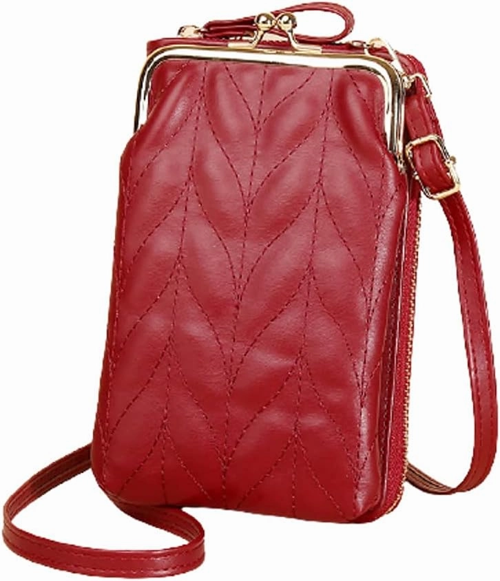 Hanbella Crossbody Phone Bag for Women, Small Shoulder Bag Cell Phone Wallet Purses and Handbags with 14 Credit Card Slots