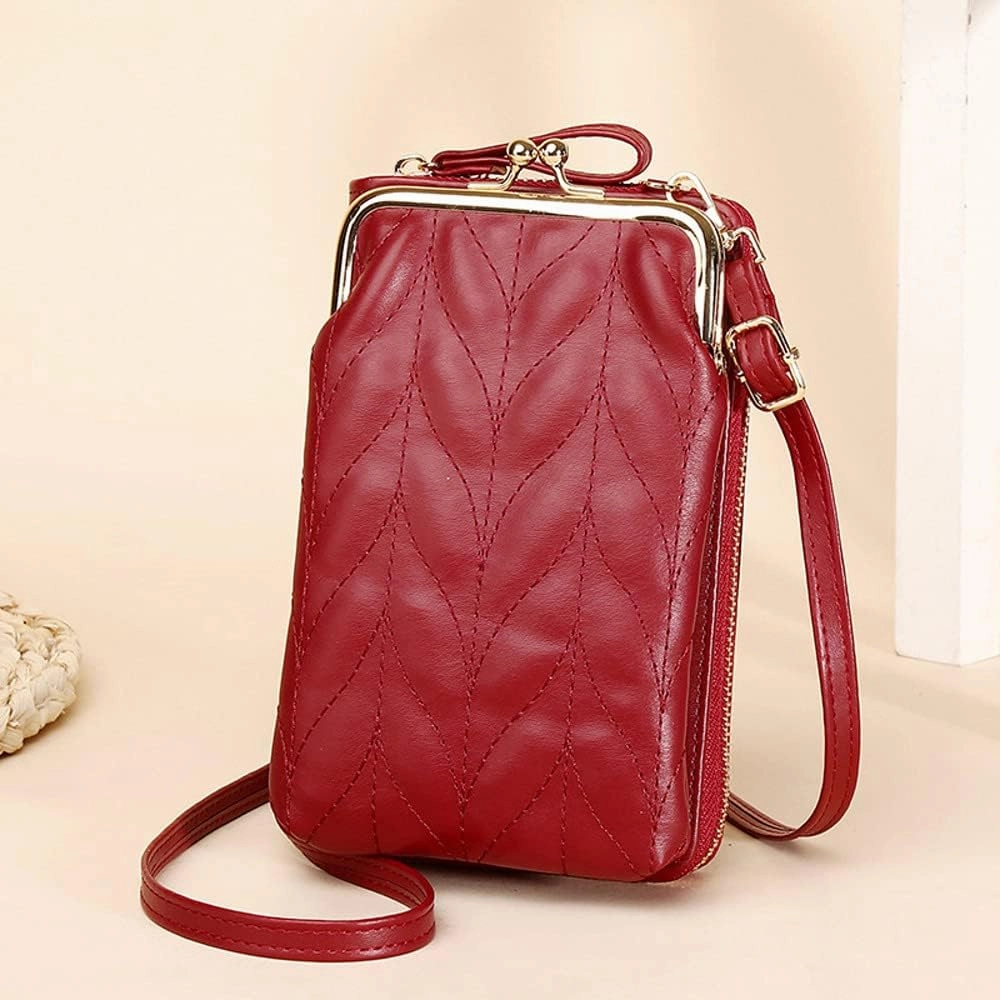 Hanbella Crossbody Phone Bag for Women, Small Shoulder Bag Cell Phone Wallet Purses and Handbags with 14 Credit Card Slots