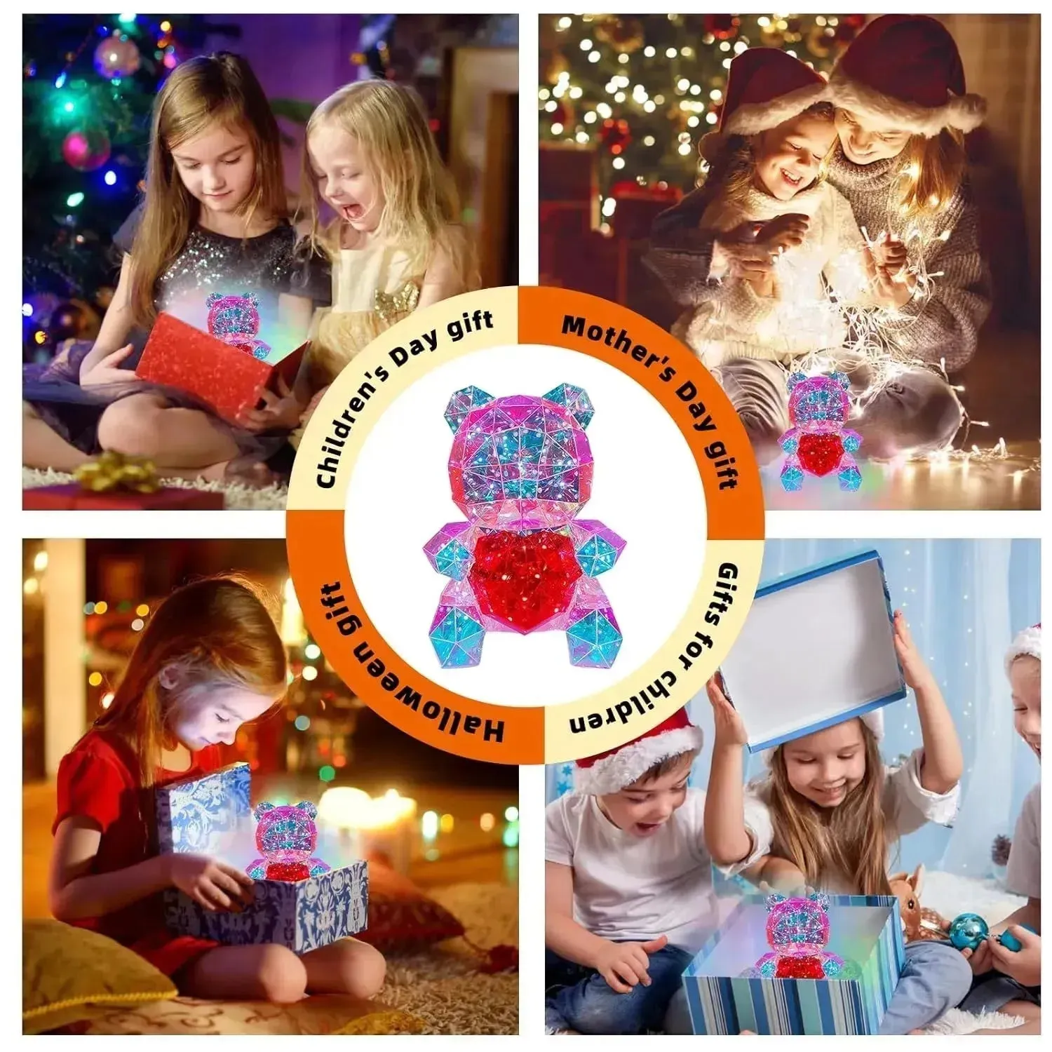 Heartlight Harmony Teddy Bear Lamp
