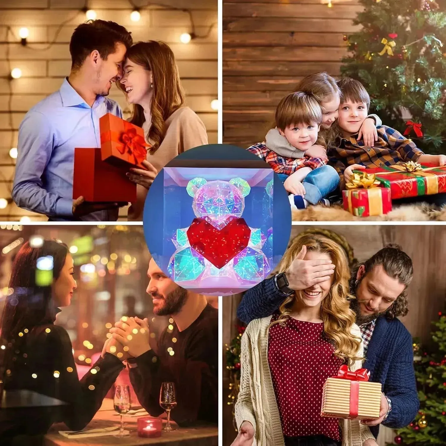 Heartlight Harmony Teddy Bear Lamp