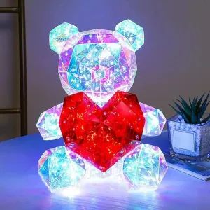 Heartlight Harmony Teddy Bear Lamp