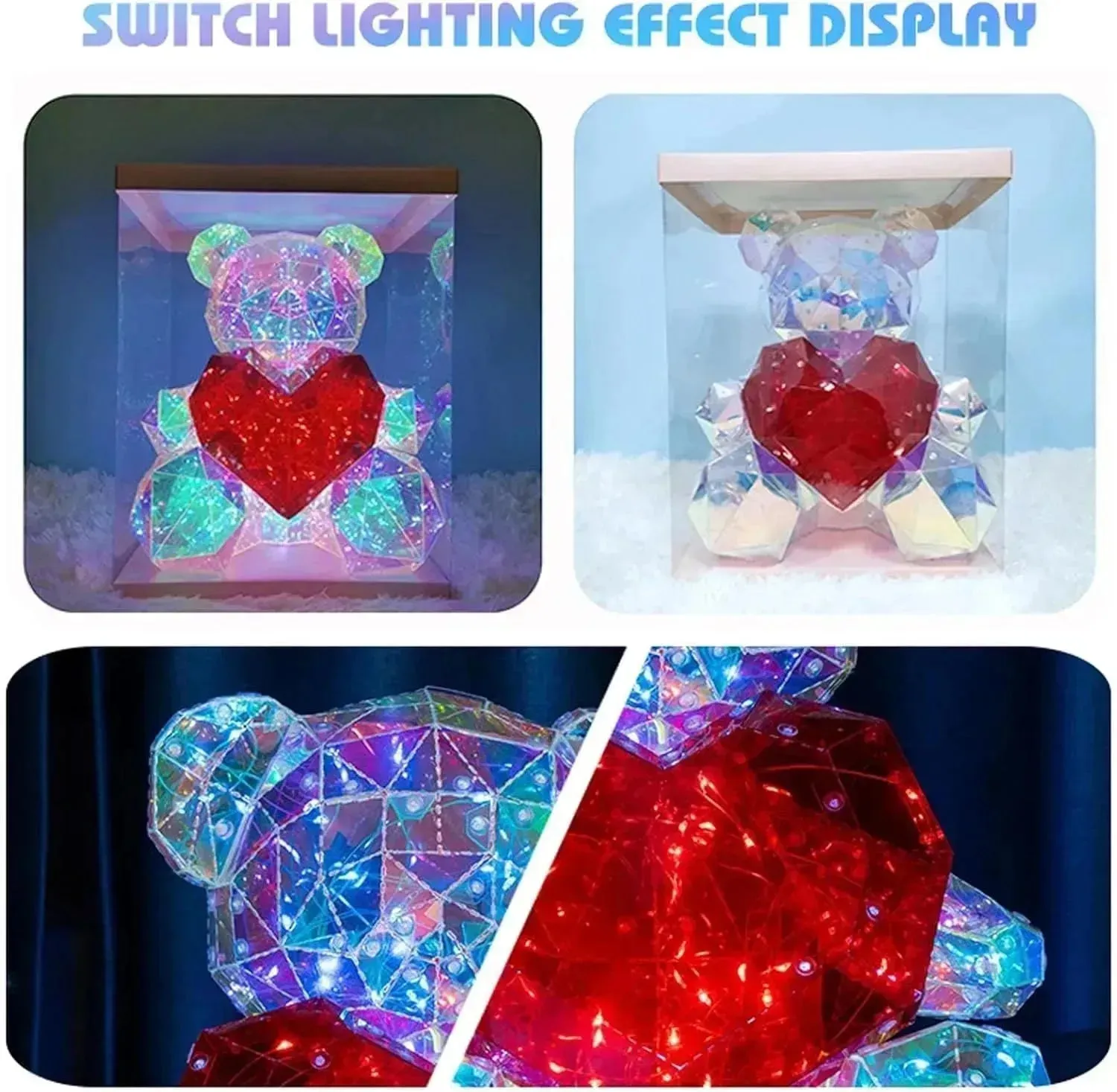 Heartlight Harmony Teddy Bear Lamp