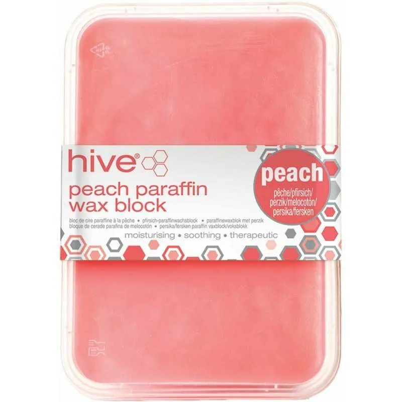 Hive Low Melt Paraffin Peach Block 450g