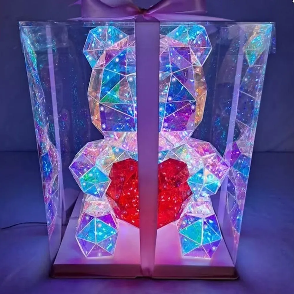 Holographic Luminous Light-up Teddy Bear