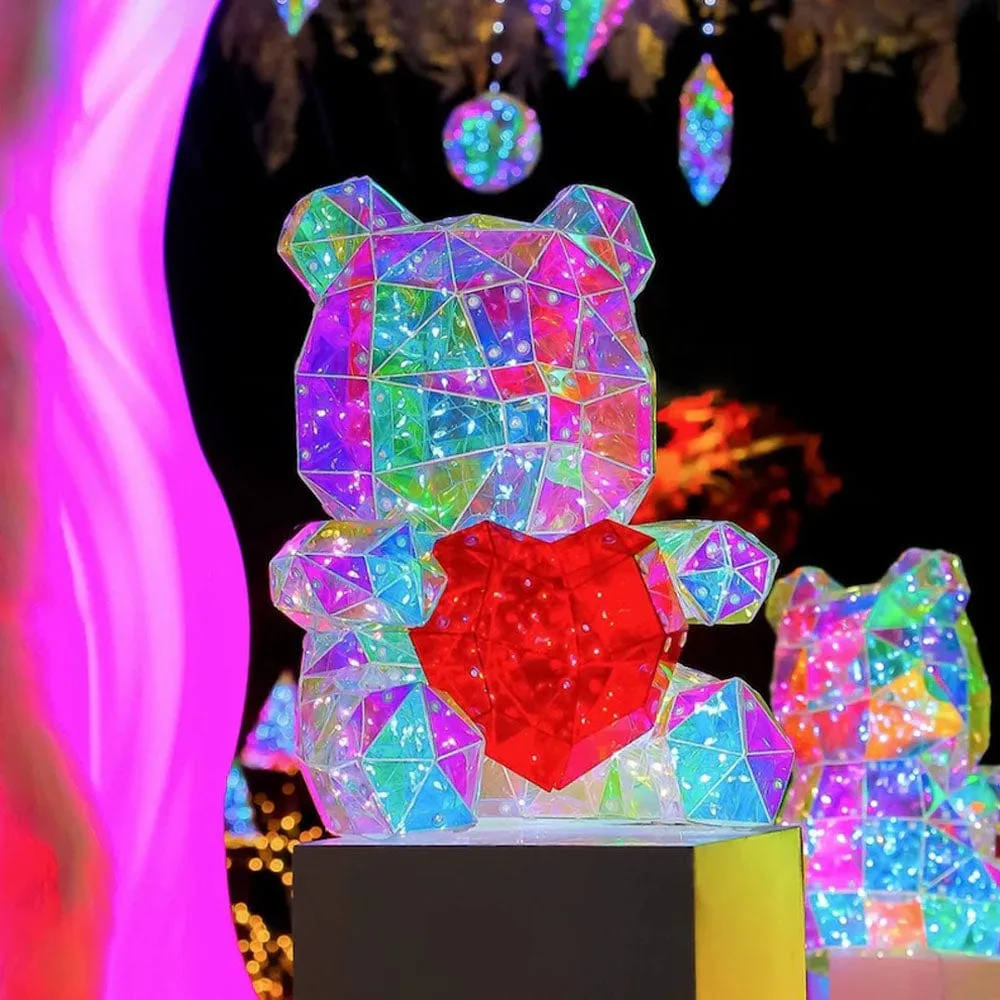 Holographic Luminous Light-up Teddy Bear